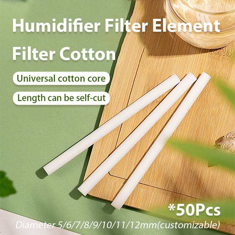 Substituição do filtro de algodão para umidificador, esponja, difusor de aroma, fabricante de névoa, USB, 10 pcs, 20 pcs, 50pcs