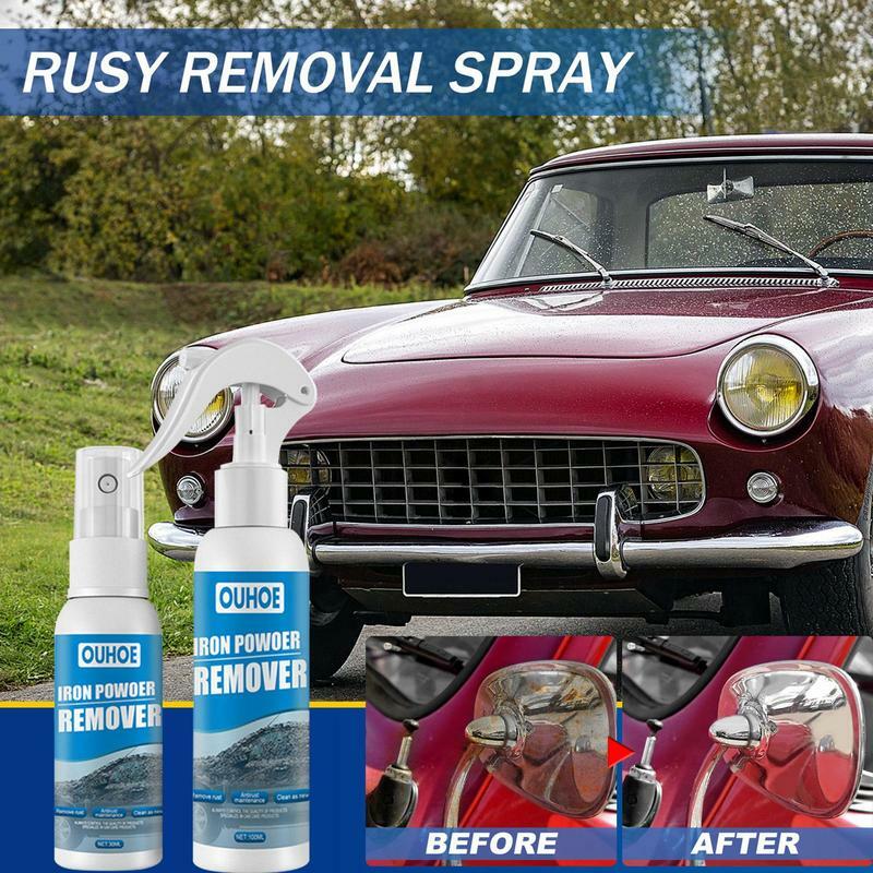 Multi-Purpose Rust Remover 30/100ml Car Anti-Rust Spray Car Maintenance Derusting Cleaner For Bathrooms Toilets Kitchen Utensils