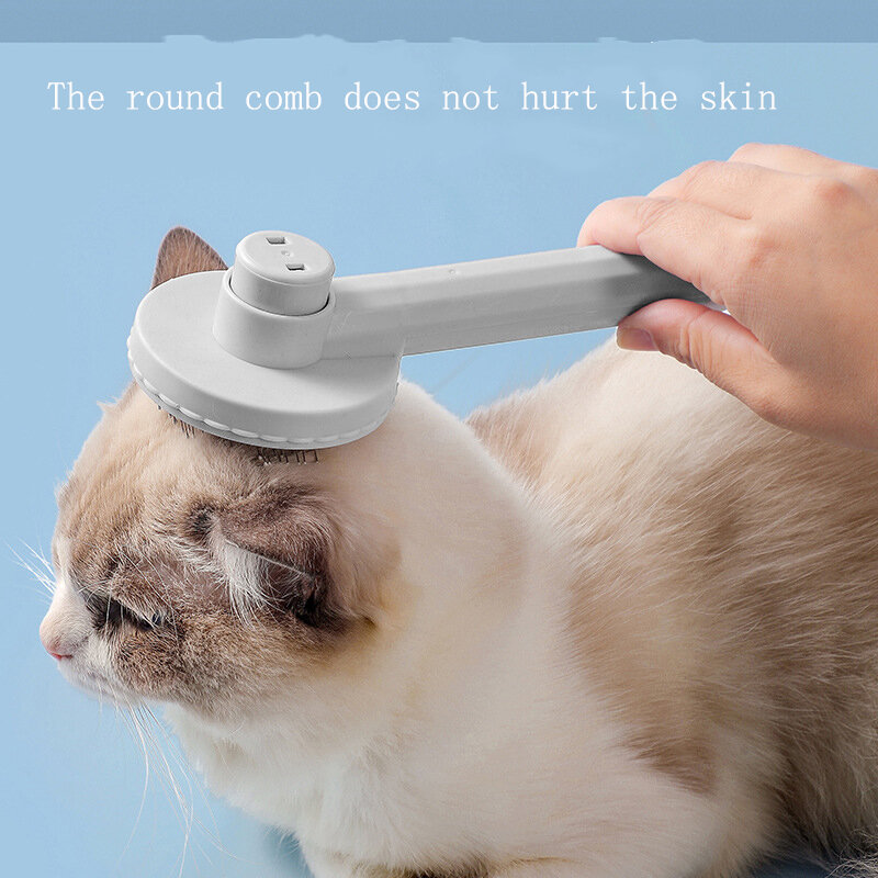 New Self-cleaning Needle Comb Massage To Floating Hair Comb Cat and Dog Hair Removal Comb Macaron To Floating Hair Comb