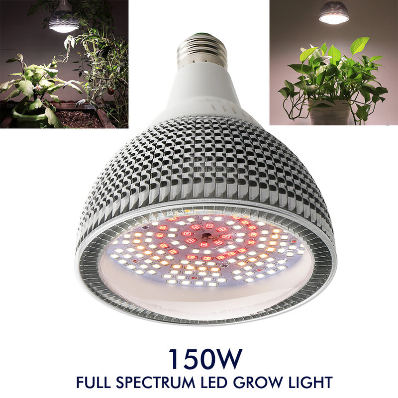 (4 teile/los) 150w e27 LED wachsen Licht Voll spektrum wachsen LED-Lampe für Zimmer pflanzen Hydro ponik Blumen gemüses amen