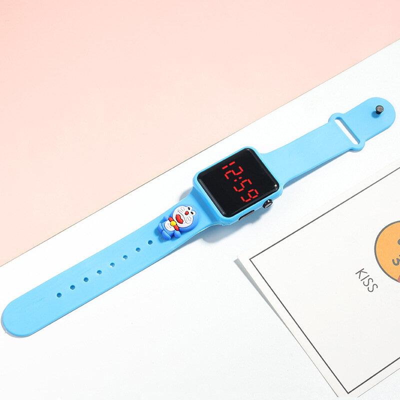Dziecięcy Cartoon wodoodporny zegarek cyfrowy dla dzieci mężczyzna kobiet zegarek moda LED zegarki elektroniczne chłopięce dziewczyny prezenty