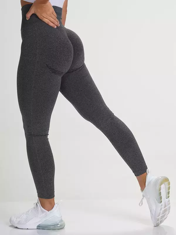 Legging Mulus Legging Olahraga Pinggang Tinggi Wanita Mode Seksi Legging Push Up Ketat Pakaian Kebugaran Gym
