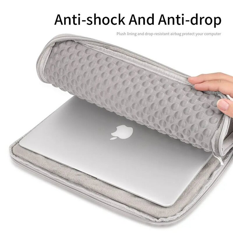Proteção luva do portátil para macbook ar 13 pro 14 polegada 16 caso portátil para huawei matebook d15 magicbook 16.1 saco de computador