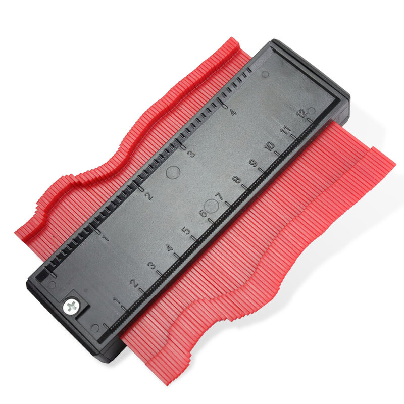Calibri di plastica profilo di contorno copia calibro duplicatore Standard 5 larghezza strumento di marcatura del legno piastrellatura piastrelle in laminato strumento generale