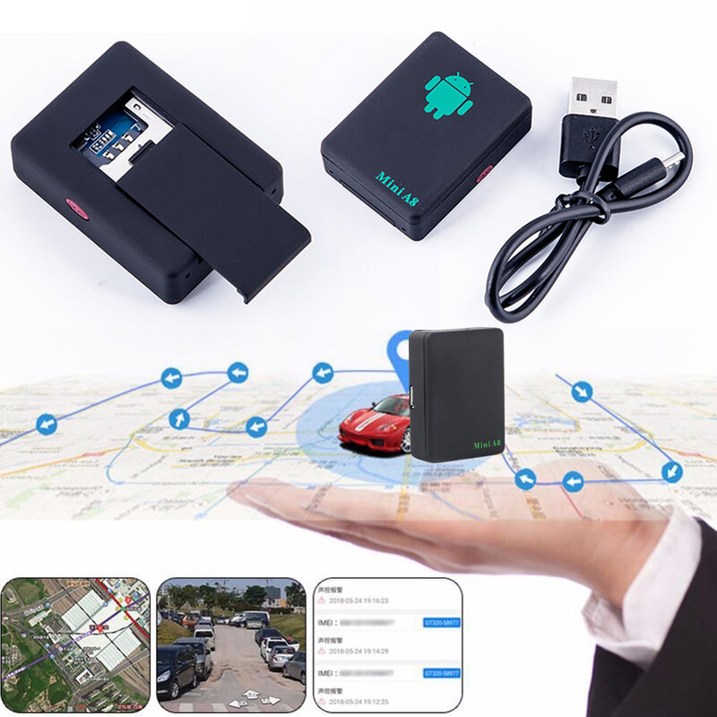 RYRA GPS Car Tracker forte magnetico monitoraggio in tempo reale antifurto localizzatore di auto Anti-smarrimento dispositivo MiniTracking posizionatore di messaggi
