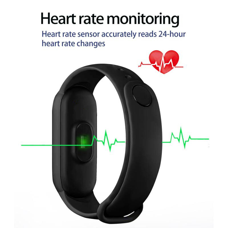 Nova tela colorida de toque m7 relógio inteligente mulher fitness tracker para ios xiaomi smartwatch masculino pedômetro freqüência cardíaca reloj inteligente
