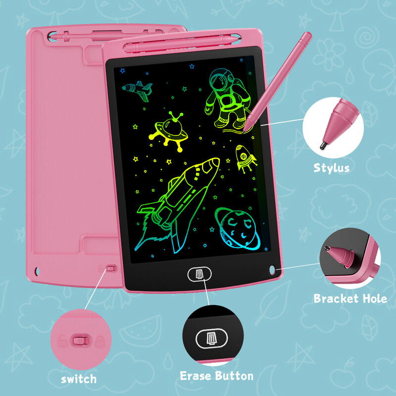 Tableta gráfica Lcd de 8,5 pulgadas para dibujar, tablero de dibujo Digital, tableta de escritura inteligente, pizarra electrónica para niños
