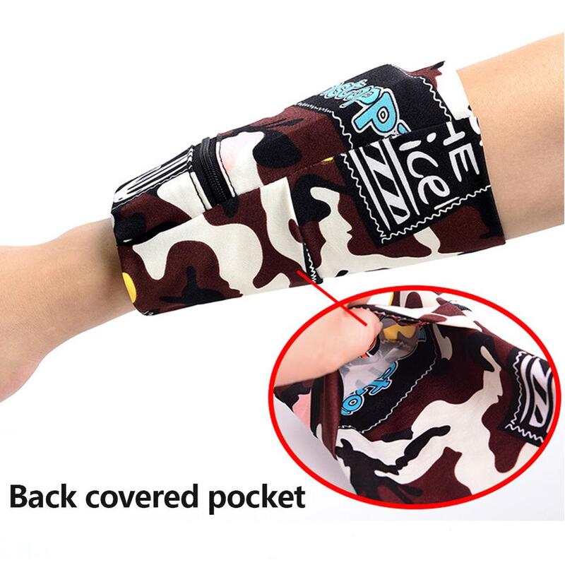 Multifunctional Band Zipper Ankle Wrap Sport Wrist Strap Wallet Storage Bag Case Badminton Basketball Wristband Sweatband