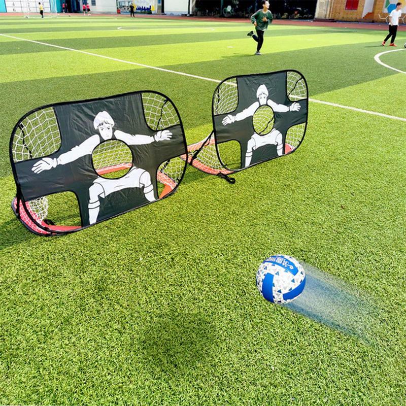 Football Goal Posts for Kids Pop up Goal for Chidren Foldable and Portable Soccer Goal 120*80*80cm Children Football Toys Gift