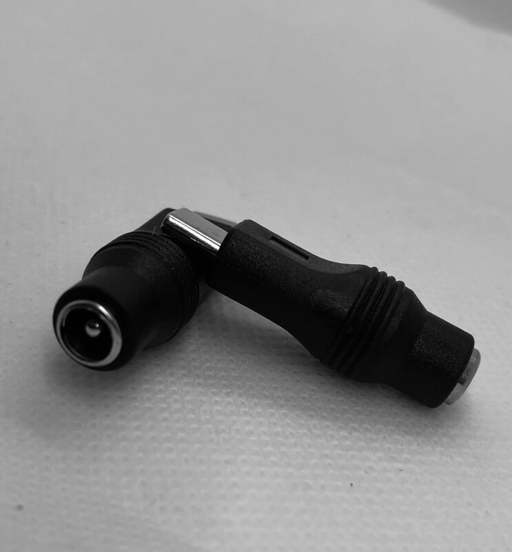 1Pcs Type-C to 5.5 x2.1mm DC Power Notebook PC Phone Connector Type-C USB Male Plug to 5.5x2.1mm Female Jack Converter Adapter