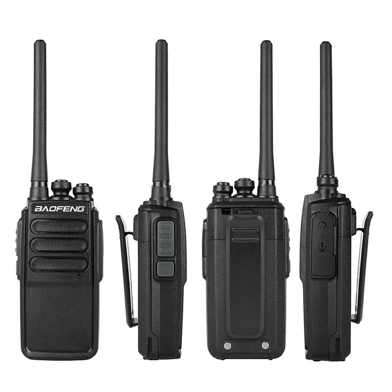 Profissional sem fio walkie talkie uhf vhf 5w rádio em dois sentidos ao ar livre handheld cb rádios transceptor comunicador adaptador