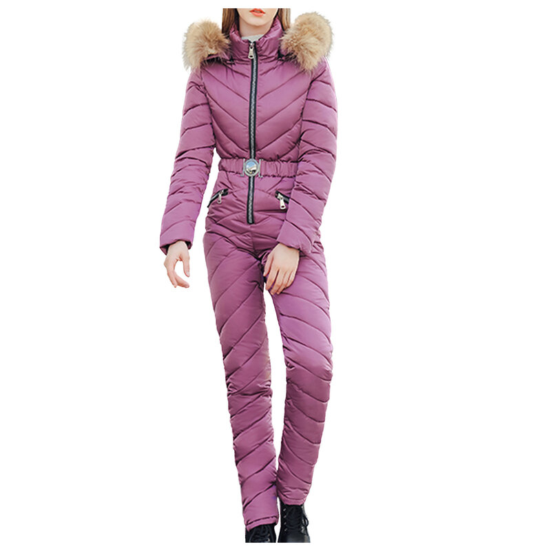 Однотонный костюм Skisuit, лыжный сноуборд с капюшоном, Женский уличный Повседневный плотный топ с капюшоном, женские пальто, подходящие для же...