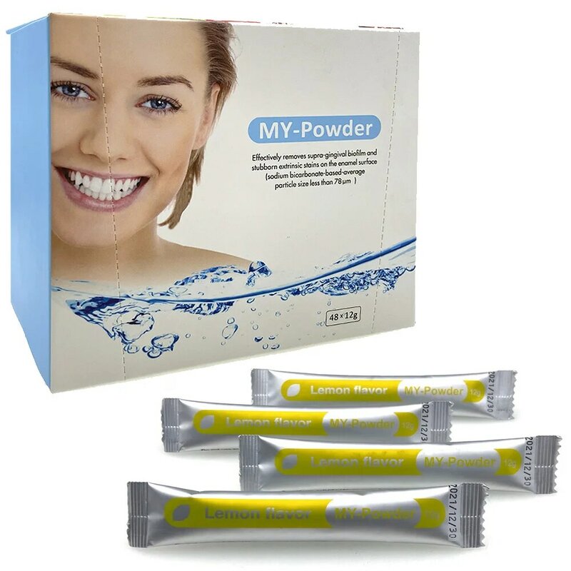 12g 48 pc sacos de óxido de alumínio dental ferramentas dentista sandblaster dental energia óxido de alumínio em pó laboratório dental dente branqueamento