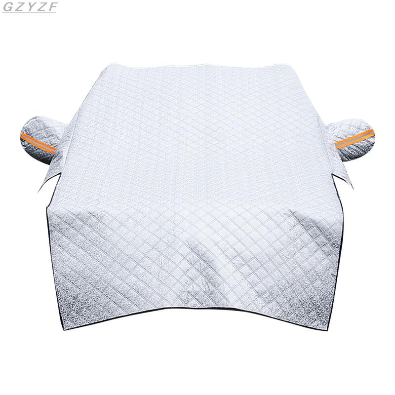 Escudo de nieve de alta calidad para coche, cubierta protectora antiescarcha para invierno, pantalla frontal de cristal, protector solar alargado, Ropa Universal para coche