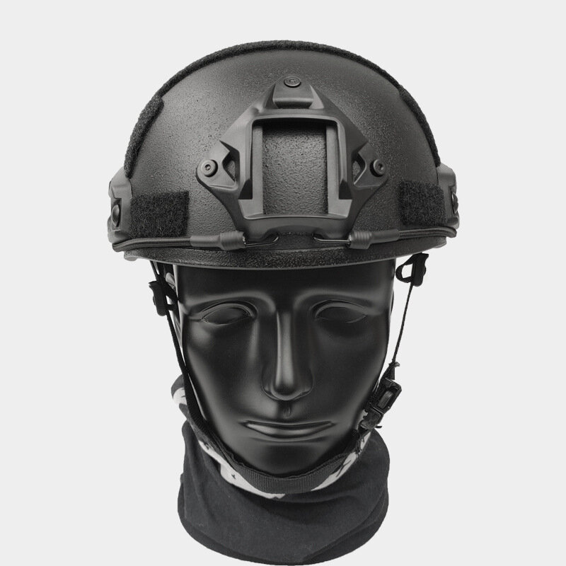 Helm Taktis Cepat Pelindung Helm Pelatihan Penggemar Tentara Musim Dingin dan Musim Panas Tabby Anti-Smash