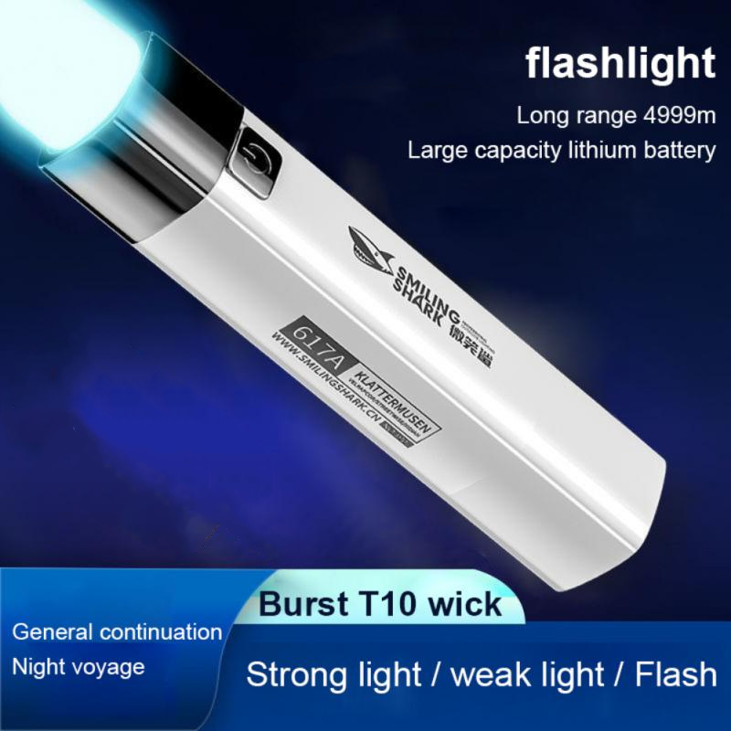 Ultra brilhante tocha searchlight 3 modos mini portátil à prova dusb água lanterna usb recarregável indoor e outdoor iluminação de acampamento