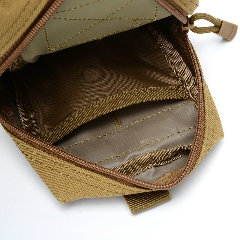 Multifuncional 1000d ao ar livre tático saco da cintura edc molle ferramenta zíper pacote cintura acessório durável bolsa de cinto