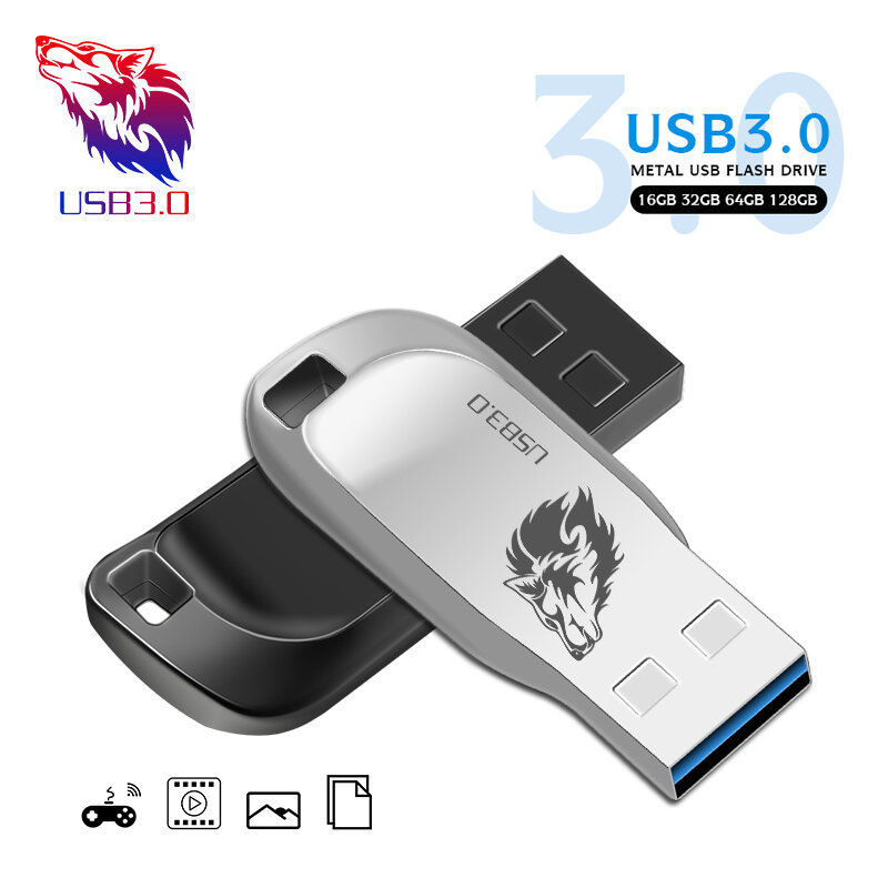 도매 usb 3.0 금속 usb 플래시 드라이브 16 기가 바이트 32 기가 바이트 64 기가 바이트 128 기가 바이트 펜 드라이브 usb 스틱 디스크 키 3.0 메모리 스틱 usb