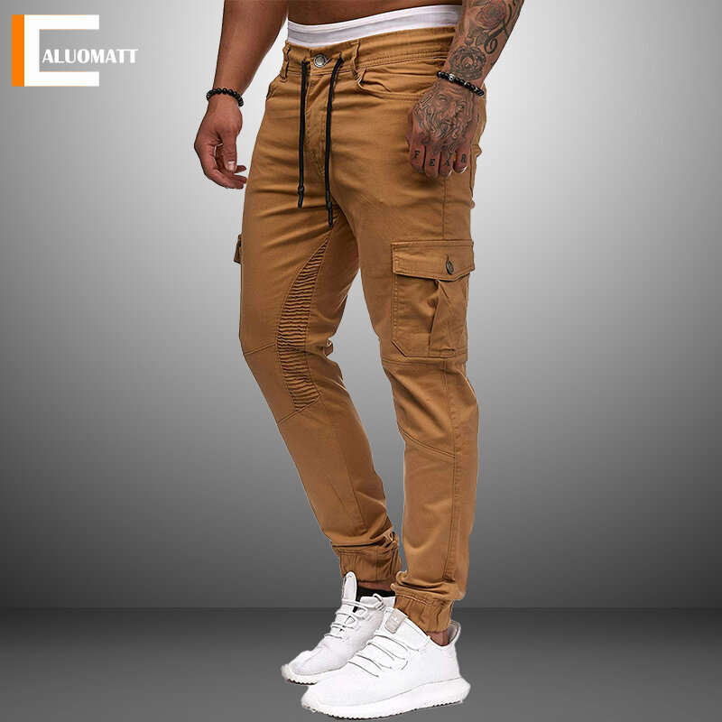 Taktyczne spodnie wojskowe męskie multi-pocket myte kombinezony męskie spodnie bawełniane Slim Fit męskie spodnie Cargo spodnie Khaki Plus rozmiar
