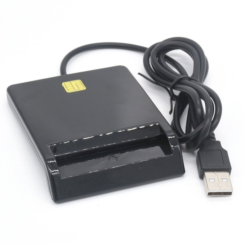 Smart Multi USB 2.0 Sim Card Reader, Cartão bancário, IC, ID, EMV, SD, TF, MMC, USB-CCID, ISO 7816, Windows 7, 8, 10, Linux OS