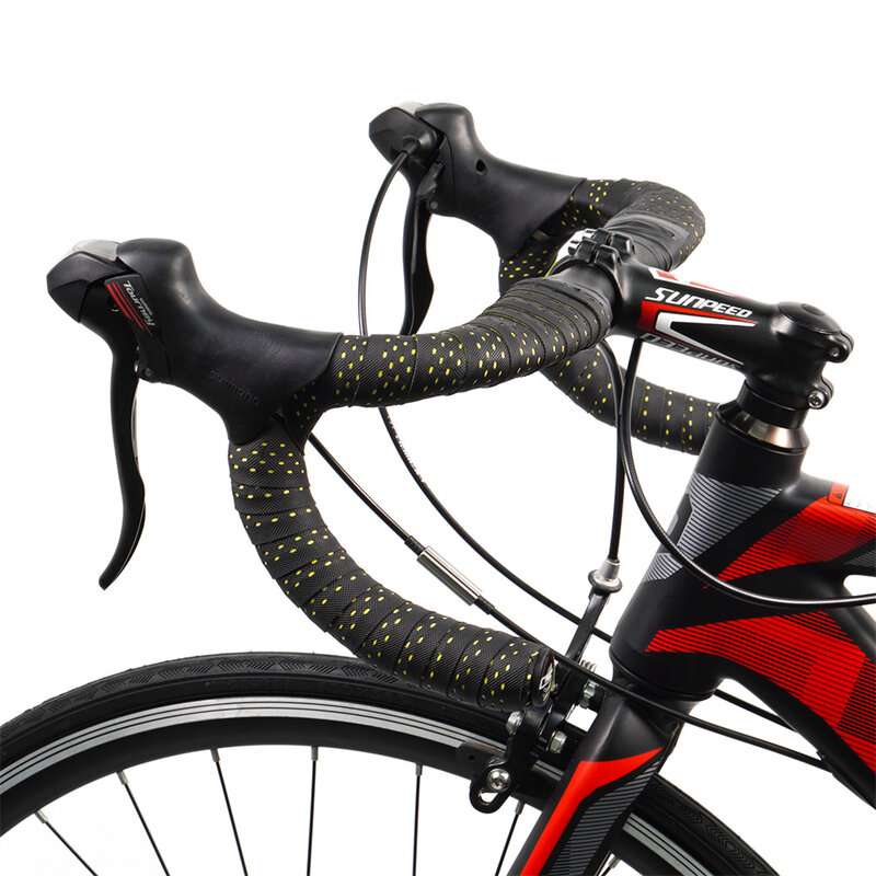 CNC 도로 자전거 핸들 바 테이프 미끄럼 방지 자전거 핸들 바 테이프 통기성 자전거 액세서리
