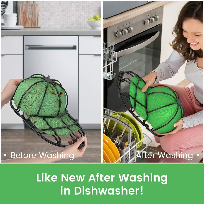 Hat Washers Baseball Hat Cleaners for Dishwasher Washing Machine Fit for Adult/Kid's Hat Washer Frame Cage Hat Protector Rack