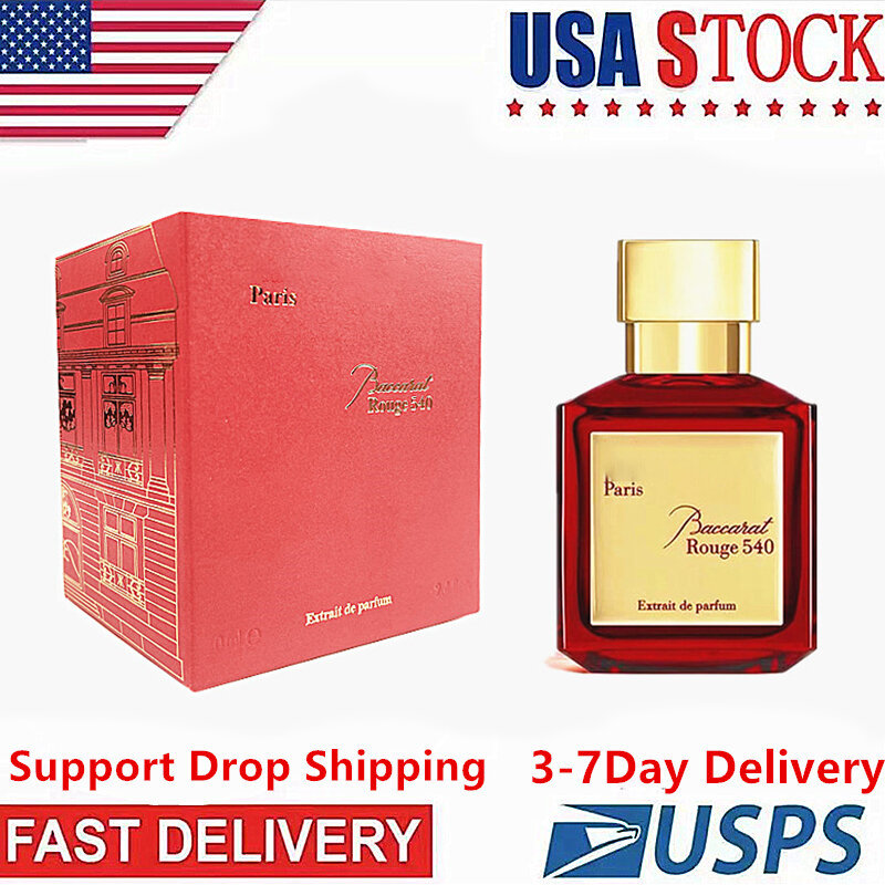 Бесплатная доставка в США за 3-7 дней, красный Бакара 540, экстракт парфюма, Оригинальный Женский дезодорант, стойкие женские духи