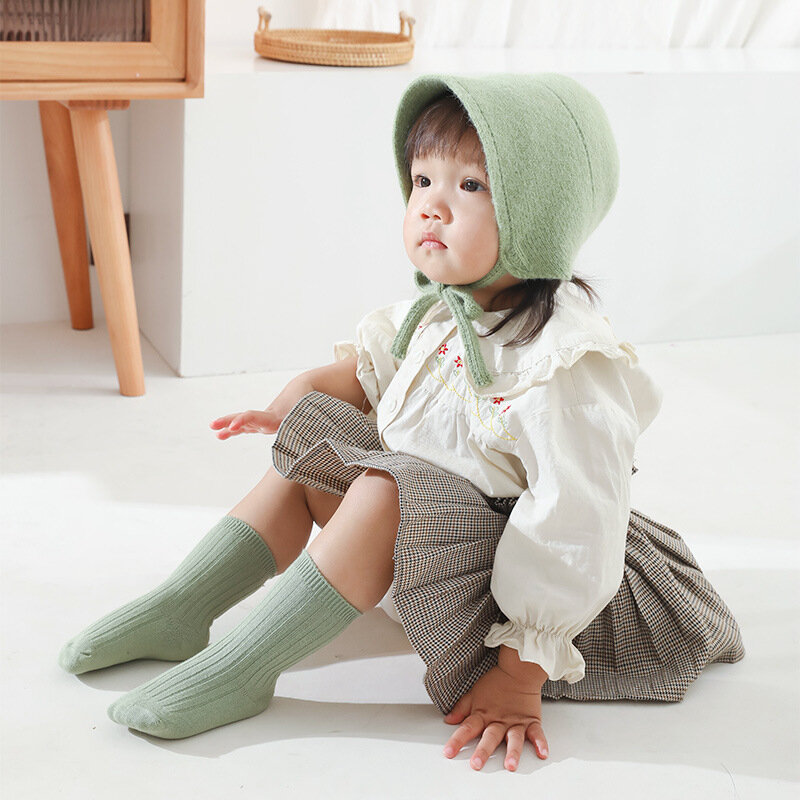Chaussettes décontractées en coton pour nouveau-né fille et garçon, ensemble d'accessoires pour enfants de 0 à 8 ans, 5 pièces
