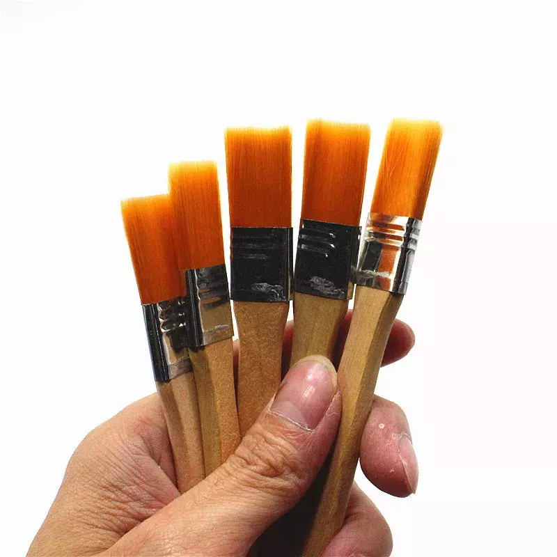 Щетка с деревянной ручкой и нейлоновой щетиной, инструменты для сварки, припоя, флюс, паста, осадка, клавиатура