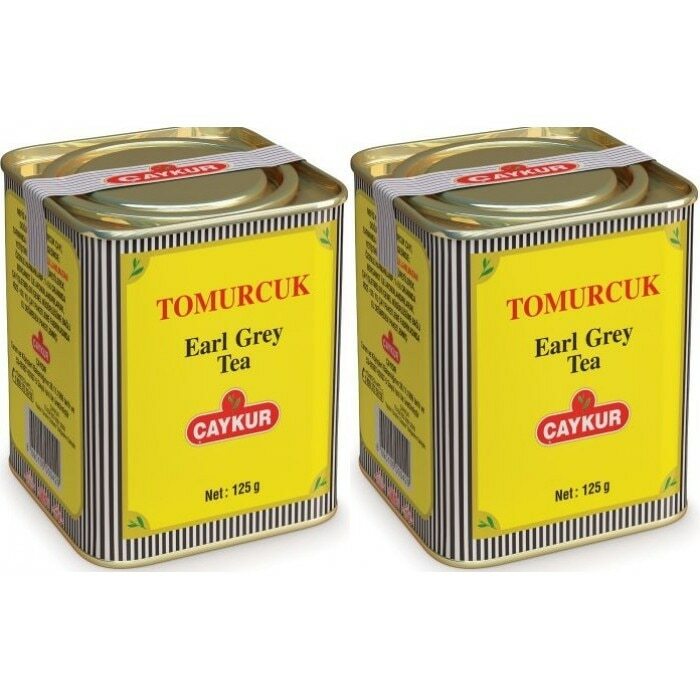 Caykur turco Pearl Gray perfumado Bud Can 125 Gr alta calidad puro turco negro Caykur Tom envío gratis