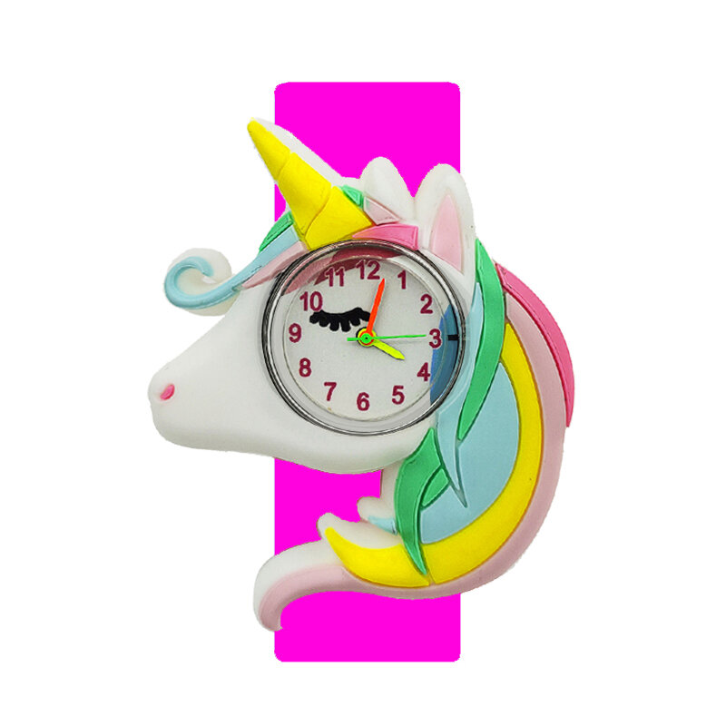 Relojes de dibujos animados para niños y niñas, pulsera de silicona con correa, superventas