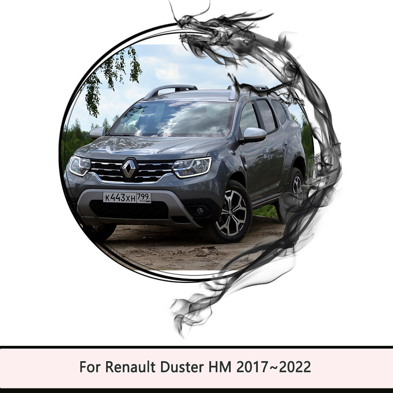 Untuk Renault Duster HM 2017 ~ 2022 2018 2019 Mudguard Mudflaps Fender Flap Splash Depan Belakang Lumpur Styling Pelindung Penutup Aksesori