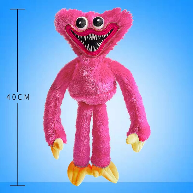 40cm Huggy Wuggy Plush Toy Soft Stuffed Poppy Playtime Game Character Horror Doll Peluche Toys for Children Boys Christmas Gifts