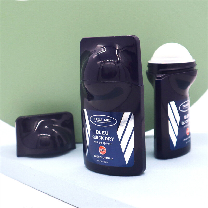 Desodorante antitranspirante masculino corpo cristal axilas desodorante cuidado corporal desodorante refrescante e perfumado axilas 50ml