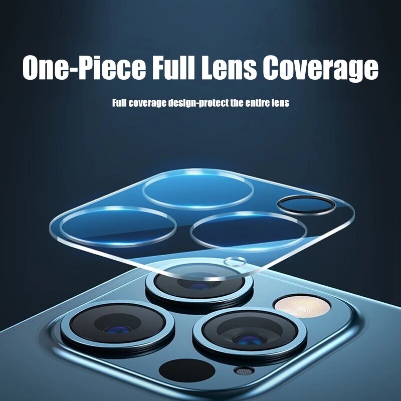 100Pcs เต็มรูปแบบกลับกล้องเลนส์สำหรับ iPhone 14 Pro Max สำหรับ iPhone 14 Pro กล้องสูงสุด protector Glass