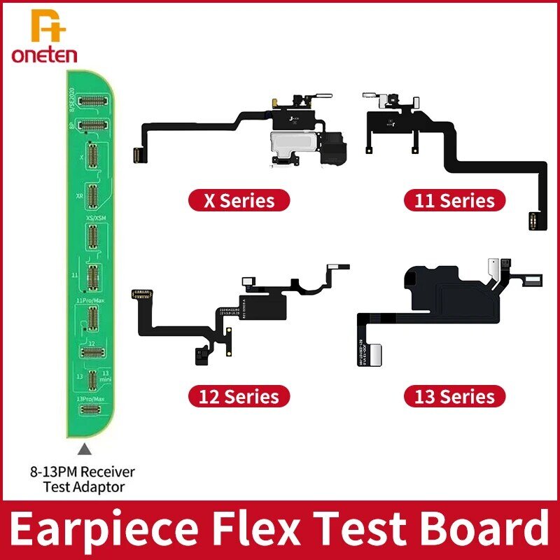 JCID JC V1SE Earpiece Flex Test Board for iPhone X Xr Xs Max 11 12 Pro Max Proximity Light Sensor Earphone flood illuminator