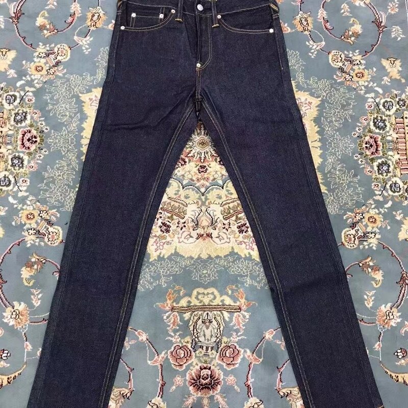 Y2k retro jeans japão 90s retro casual calças de brim limitado japanesea dragão bordado carpa solto calças jeans retas casuais