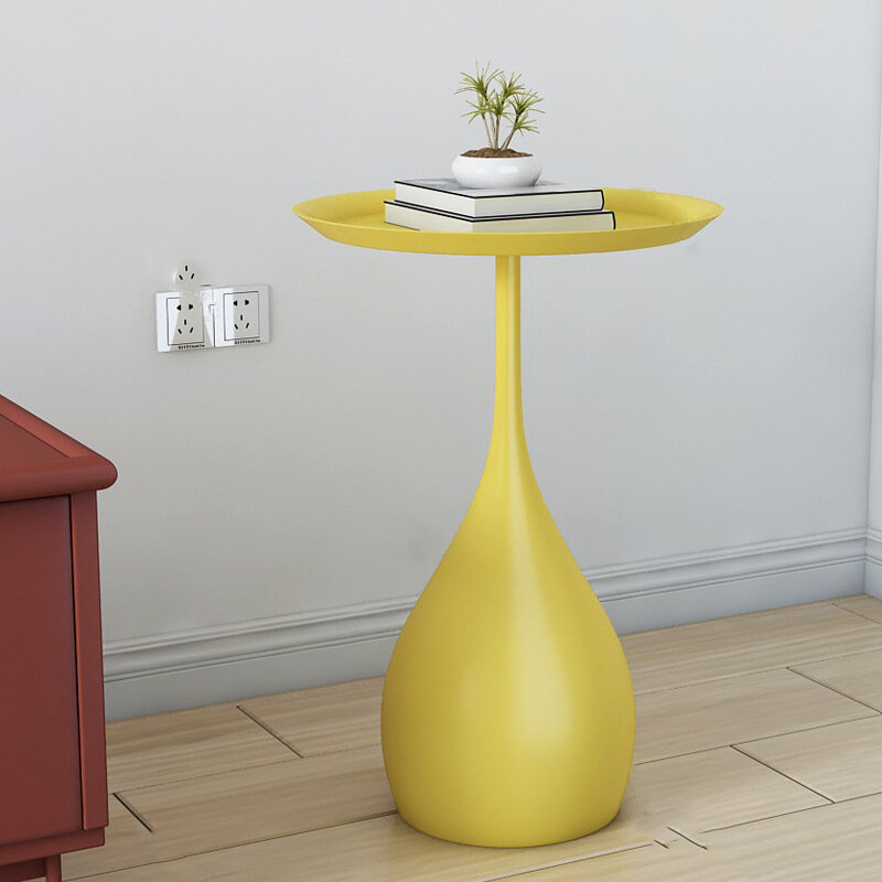Prosty nowoczesny kutego żelaza stolik salon gospodarstwa domowego okrągły stolik połączenie kreatywny mały stolik