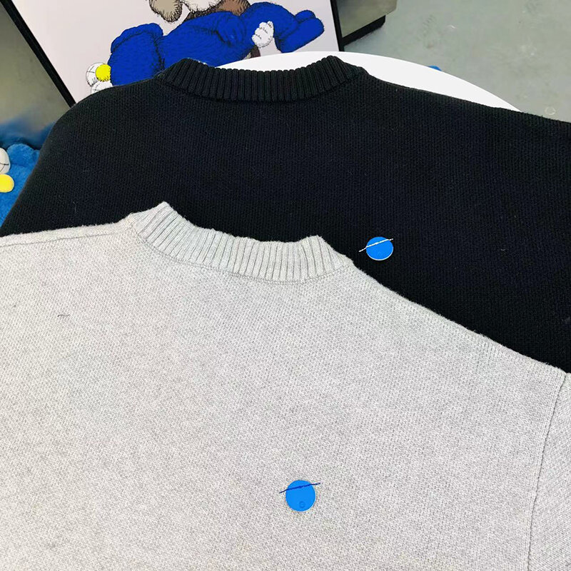 Ader Error-suéter con letras bordadas para hombre y mujer, jerseys de punto de lana de gran tamaño de alta calidad, 1:1