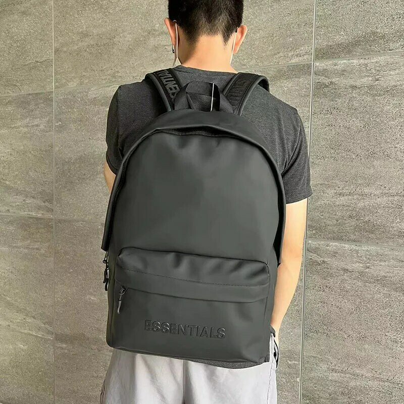 ESSENTIALS Fashion plecaki mężczyźni kobiety duża pojemność wodoodporne plecaki podróżne wysokiej jakości torby szkolne dla studentów torby komputerowe