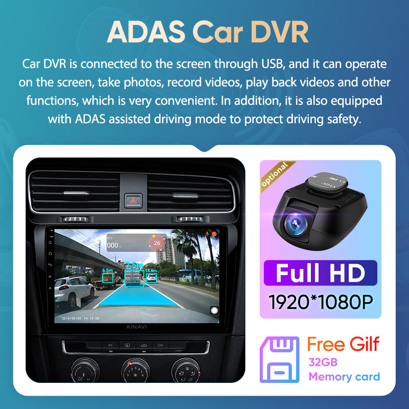 Ainavi-Radio Multimedia con GPS para coche, reproductor con Android, 4G, RDS, DSP, 48EQ, 2 din, Carplay, para KIA RIO 3, años 2010 a 2016