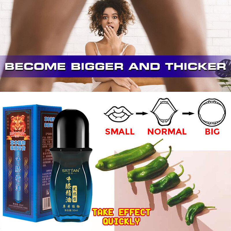 Huile de Massage corporel pour homme, épaississement et croissance du pénis, grosse bite, érection masculine, amélioration des soins de santé