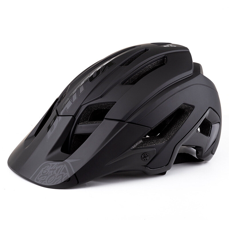 New BATFOX Bike Helmet Men  Women Rain Cover Ultra-Light Bicycle Helmet Black Riding Mountain Road Protective Helmet Sports MTB