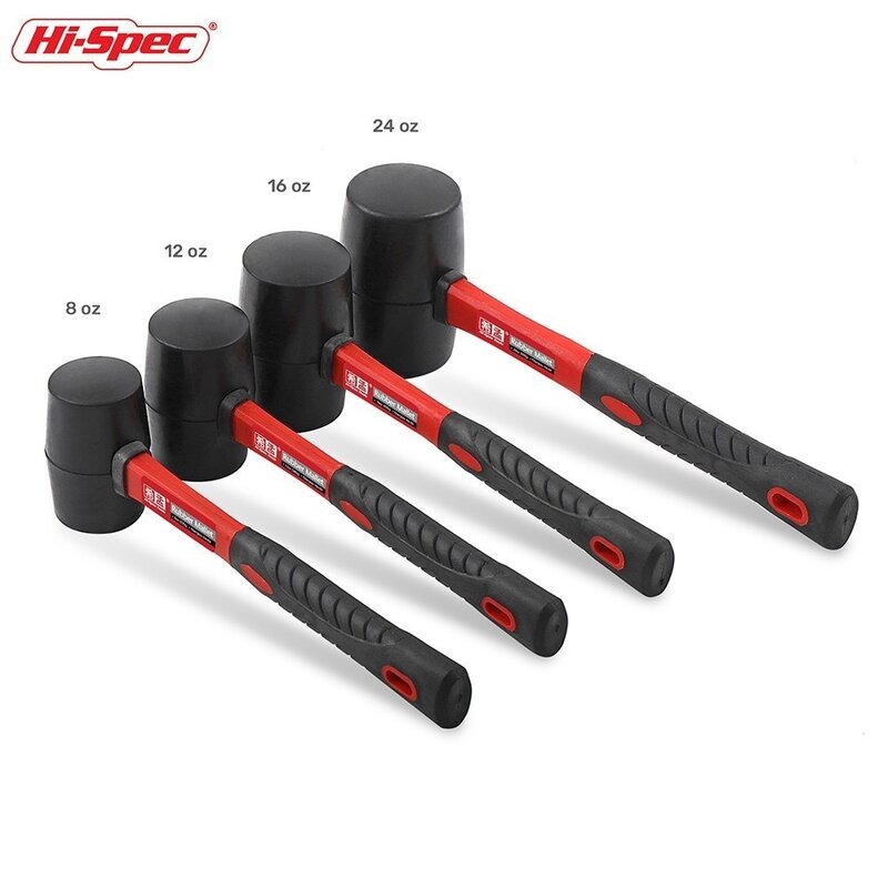 Heavy Duty Mallet Rubber Hammer Professional Floor Ceramic Tile Installation Fiberglass Hammer Resistant to tapping Tile Hammer