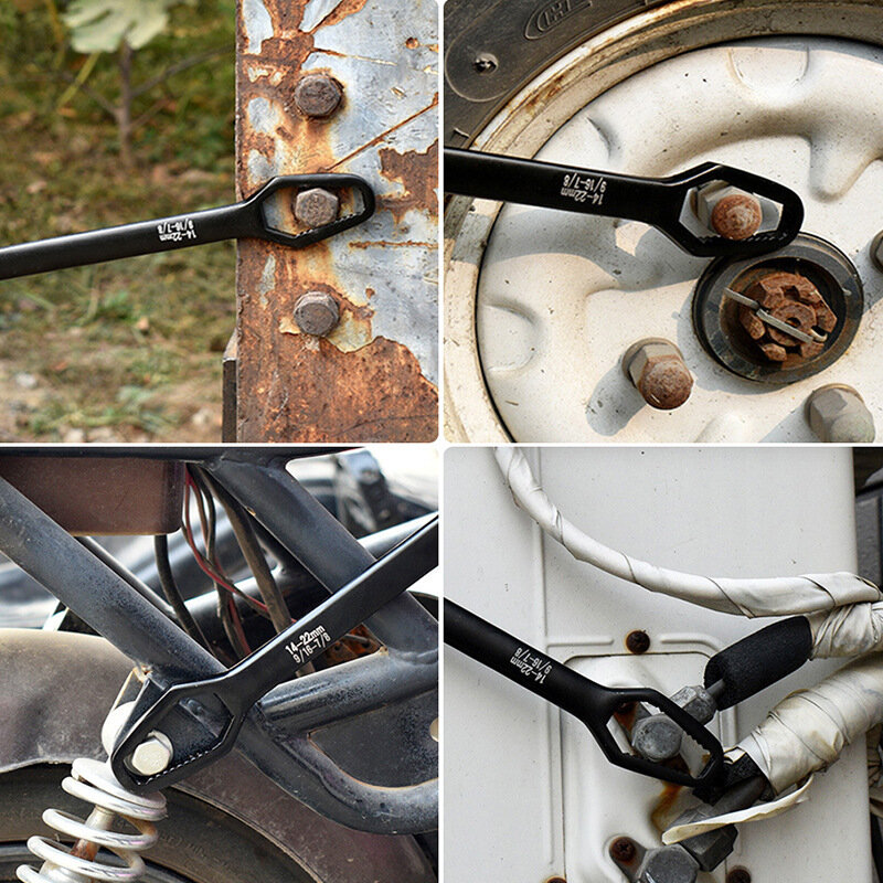 8-22mm universal torx chave auto-aperto ajustável torx chave de torque placa dupla-cabeça torx chave mecânica ferramentas de mão