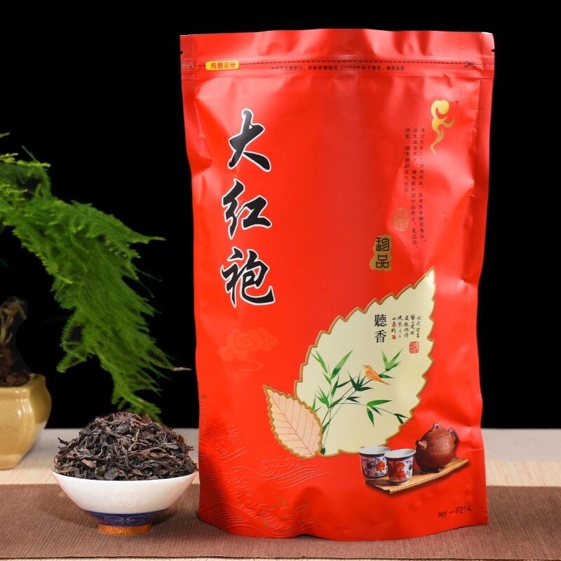 Dahongpao Oolong – thé vert biologique de haute qualité, sac à fermeture éclair avancé, cadeau de chine, livraison gratuite