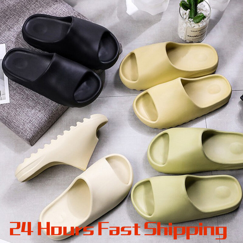 2023 Summer Beach Ourdoor Slides Ladies Slipers Platform Mules Shoes Woman Flats 2022 New Men Fashion Slippers Indoor Household
