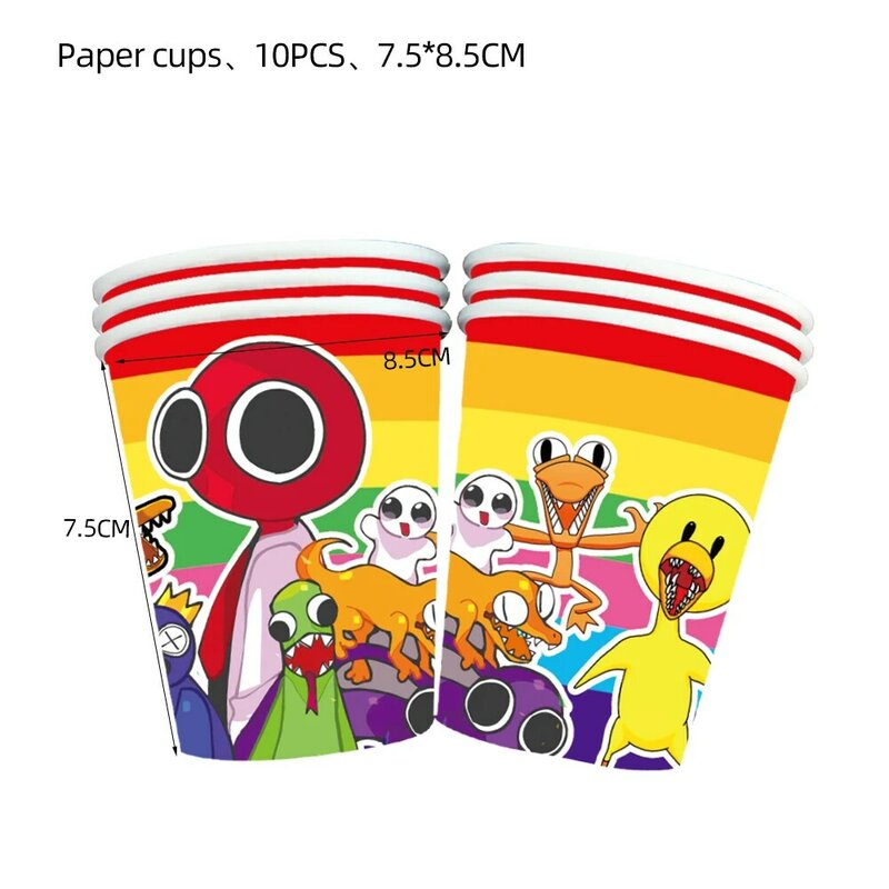 Movie characters Theme Cartoon Game Party Supplies Birthday Party Balloons Cups Plates Kids Party Gift Boys Shower Wedding Pack