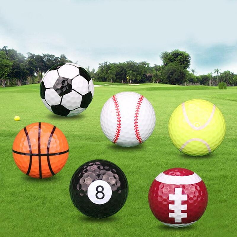 42.7mmゴルフボールクリエイティブボールシミュレーションおもちゃゴルフゲームトレーニングマッチ競技ボールスポーツ練習ゴルフおもちゃアクティビティ
