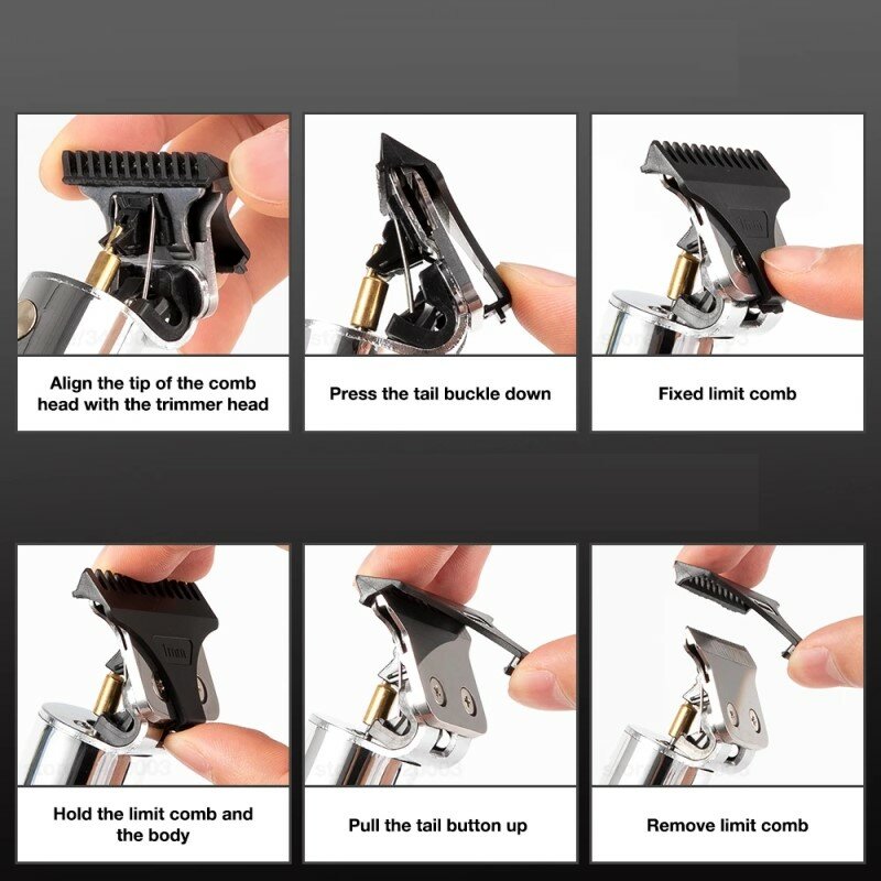 T9 USB Mesin Pemotong Rambut Elektrik Pencukur Rambut Isi Ulang Pemangkas Rambut Pencukur Pria untuk Pria Pemangkas Jenggot Profesional